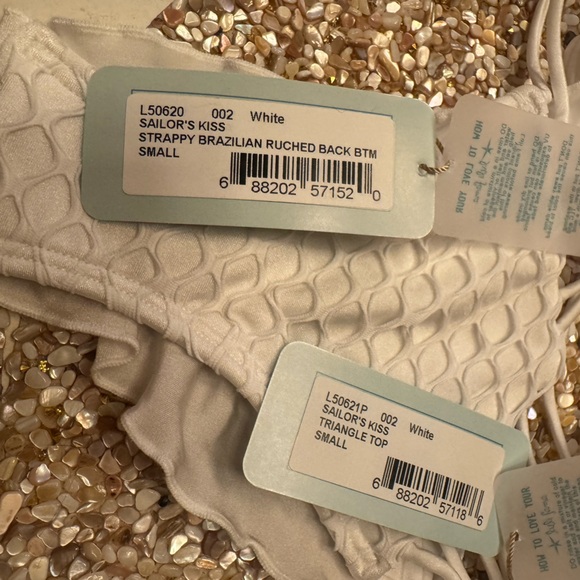 Luli Fama Sailors Kiss 💋 eyelet bikini - Picture 6 of 7